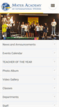 Mobile Screenshot of materacademyis.com
